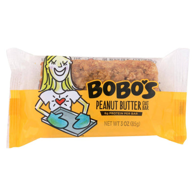Buy Bobo's Oat Bars - All Natural - Peanut Butter - 3 Oz Bars - Case Of 12  at OnlyNaturals.us