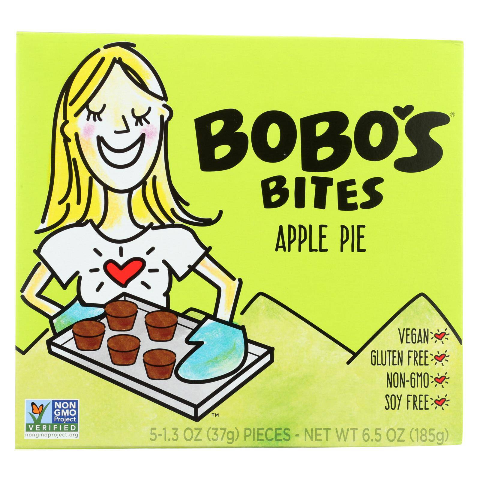 Bobo's Oat Bars - Apple Pie - Gluten Free - Case Of 6 - 1.3 Oz. | OnlyNaturals.us