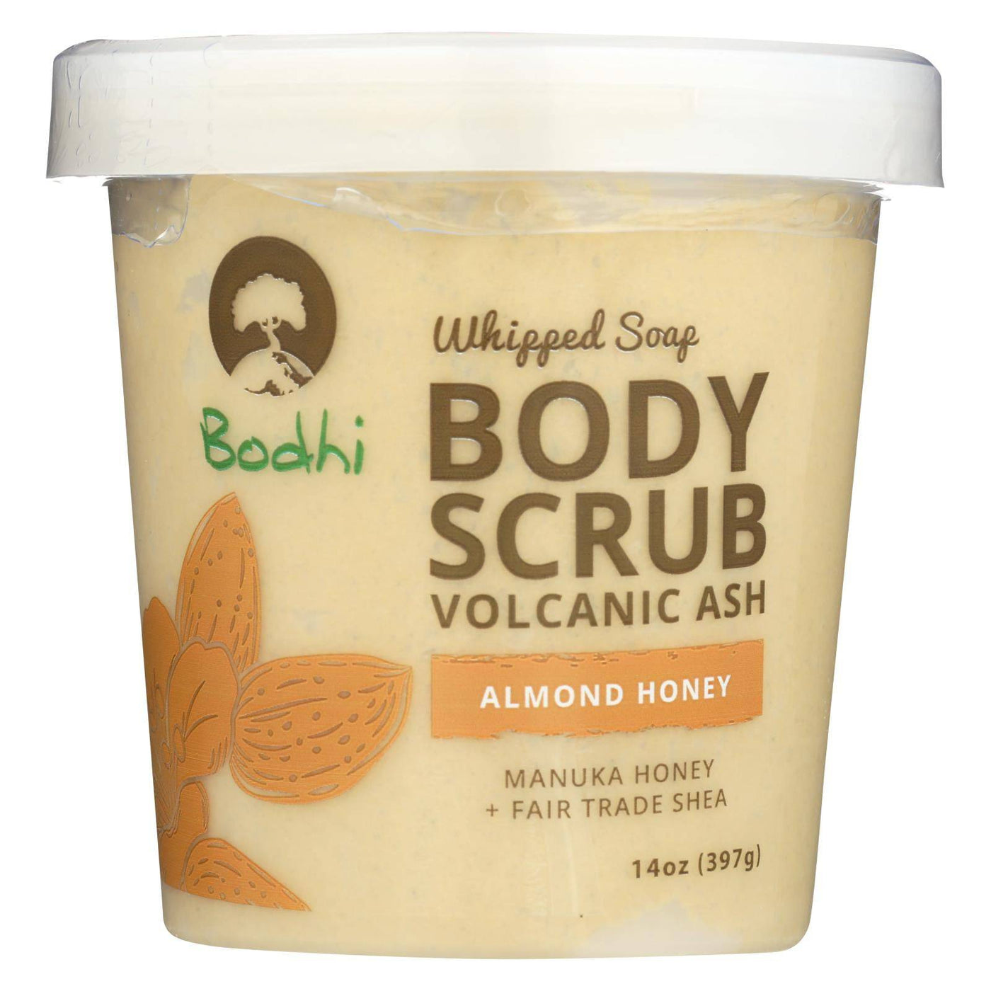 Bodhi - Body Scrub - Almond Honey - Case Of 1 - 14 Oz. | OnlyNaturals.us