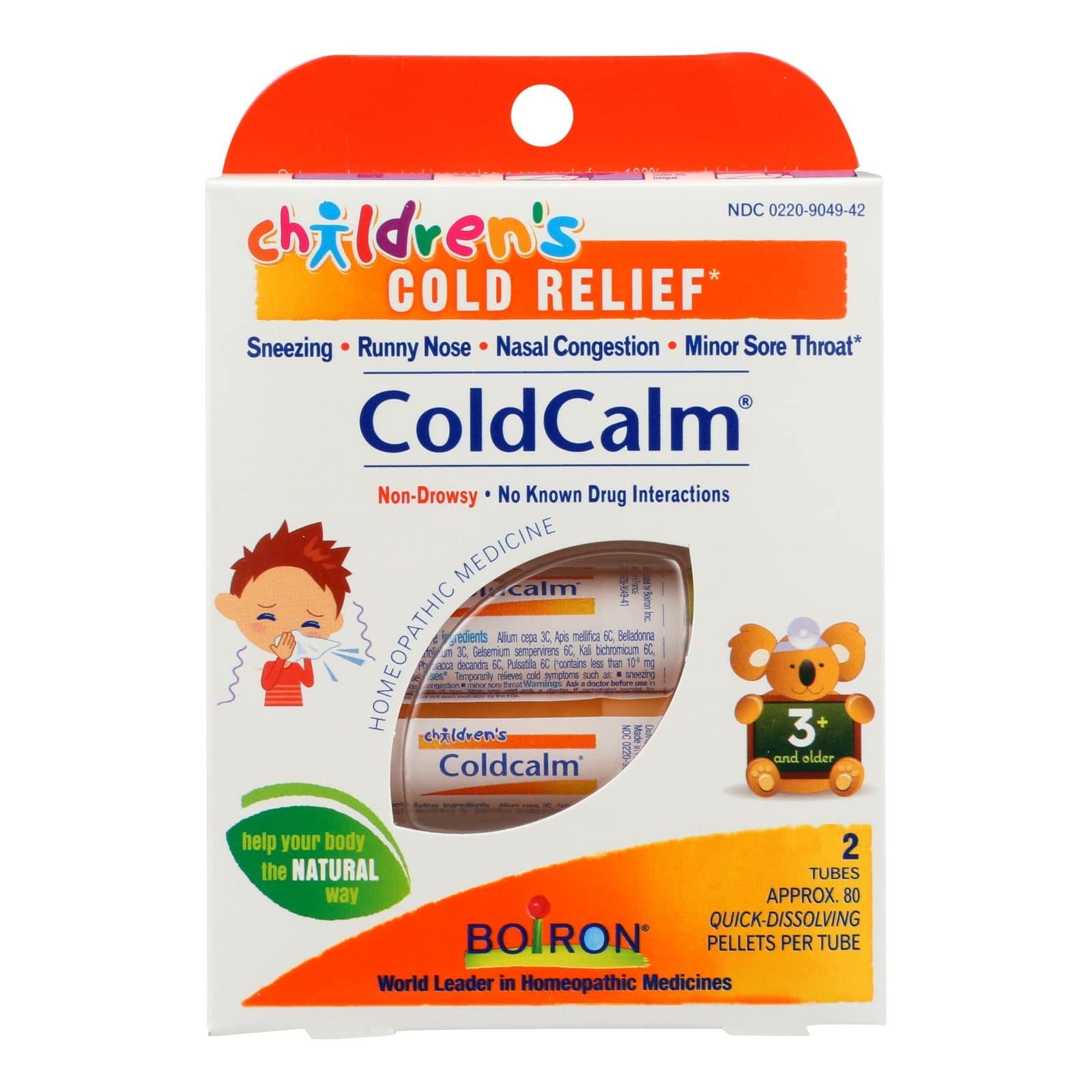 Buy Boiron - Children's Cold Calm Pellets - 2 Doses  at OnlyNaturals.us
