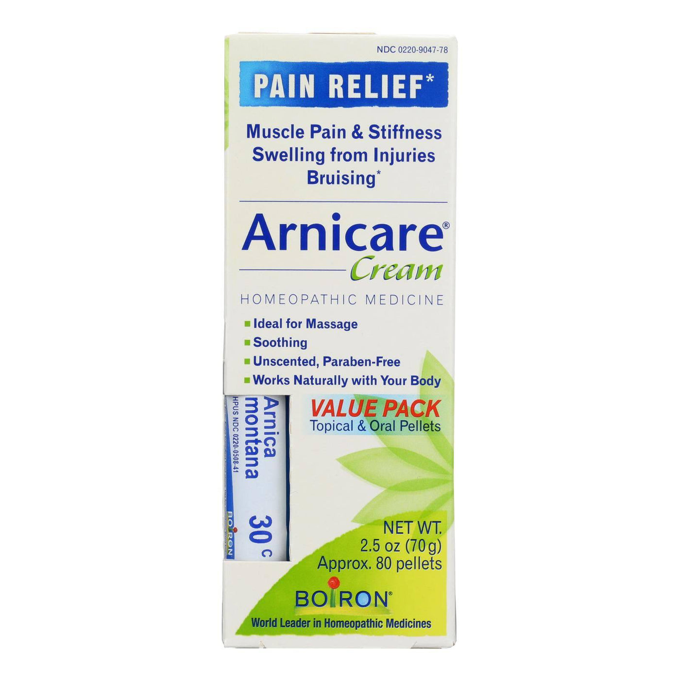 Buy Boiron - Arnicare Cream Value Pack With 30 C Blue Tube - 2.5 Oz  at OnlyNaturals.us