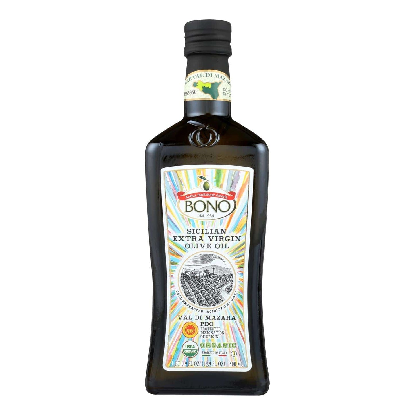 Bono - Evoo Organic Val Di Mazara - Case Of 6 - 16.9 Fz | OnlyNaturals.us