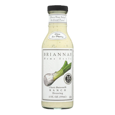 Brianna's - Salad Dressing - Classic Buttermilk Ranch - Case Of 6 - 12 Fl Oz. | OnlyNaturals.us