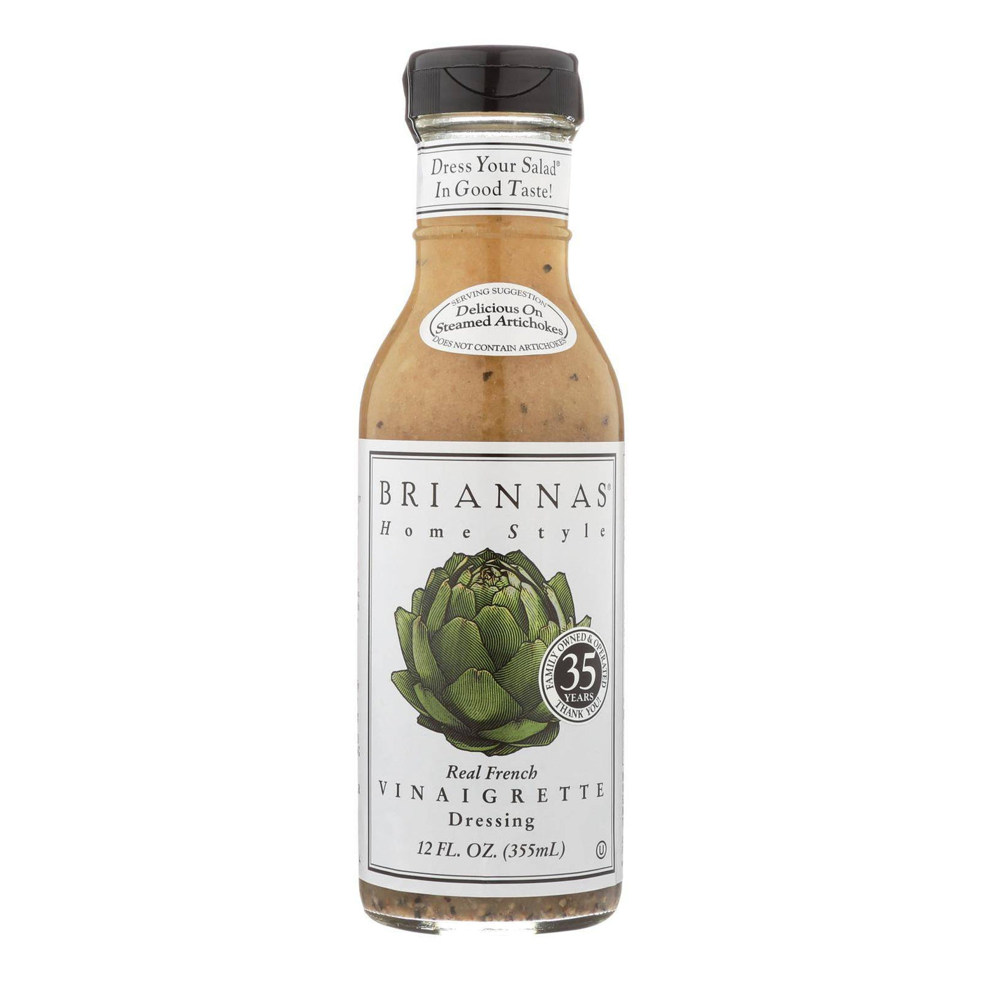 Buy Brianna's - Salad Dressing - Real French Vinaigrette - Case Of 6 - 12 Fl Oz.  at OnlyNaturals.us