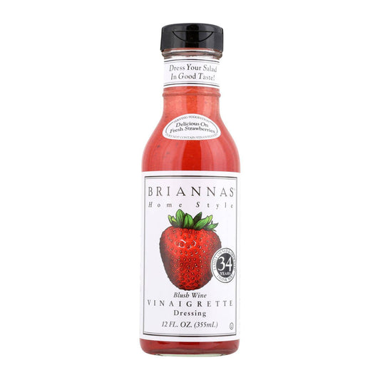 Buy Brianna's - Salad Dressing - Blush Wine Vinaigrette - Case Of 6 - 12 Fl Oz.  at OnlyNaturals.us