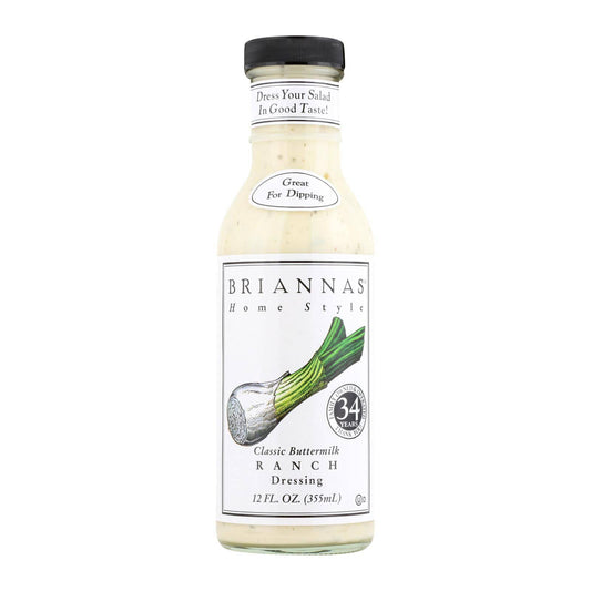 Brianna's - Salad Dressing - Classic Buttermilk Ranch - Case Of 6 - 12 Fl Oz. | OnlyNaturals.us