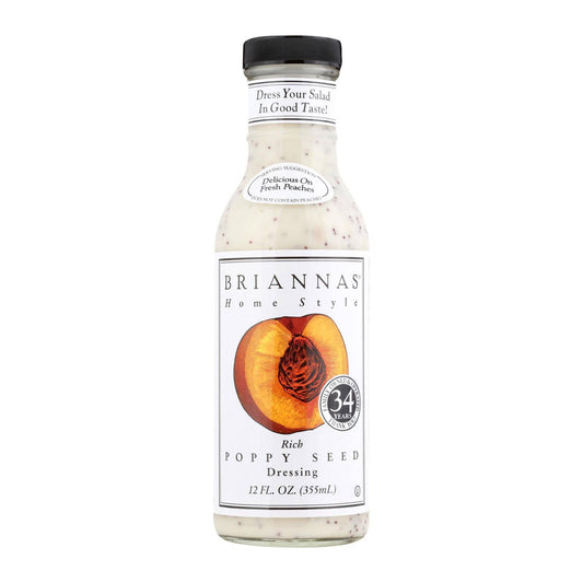 Buy Brianna's - Salad Dressing - Poppy Seed - Case Of 6 - 12 Fl Oz.  at OnlyNaturals.us