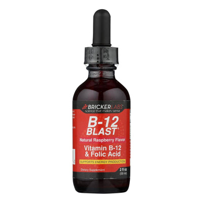 Buy Bricker Labs - Blast B12 Vitamin B12 And Folic Acid - 2 Fl Oz  at OnlyNaturals.us