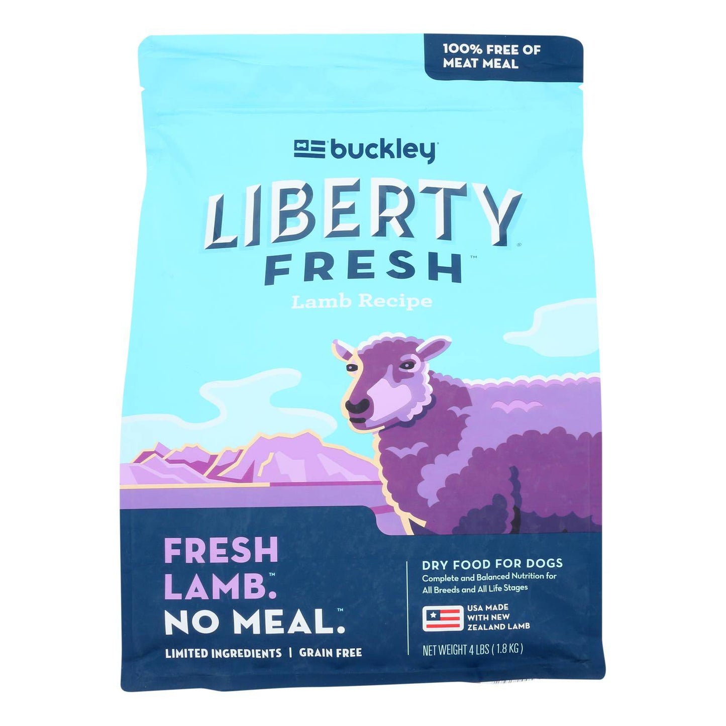 Buckley - Liberty Fresh Lamb - Case Of 6 - 4 Lb | OnlyNaturals.us