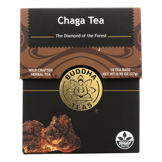 Buddha Teas - Tea Chaga - Case Of 6-18 Bag | OnlyNaturals.us