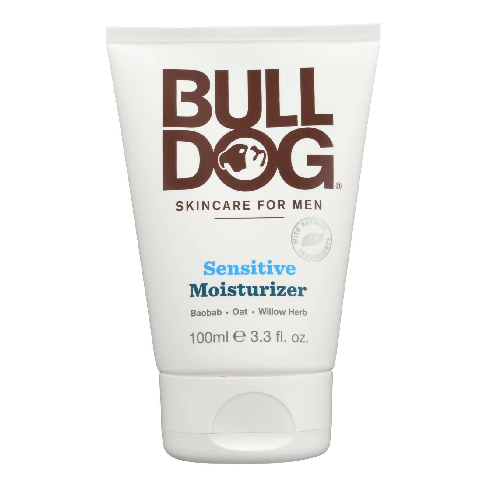 Bulldog Natural Skincare - Moisterizer - Sensitive - 3.3 Fl Oz | OnlyNaturals.us