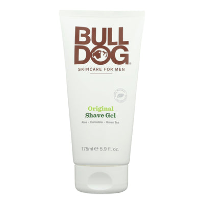 Bulldog Natural Skincare - Shave Gel - Original - 5.9 Fl Oz | OnlyNaturals.us