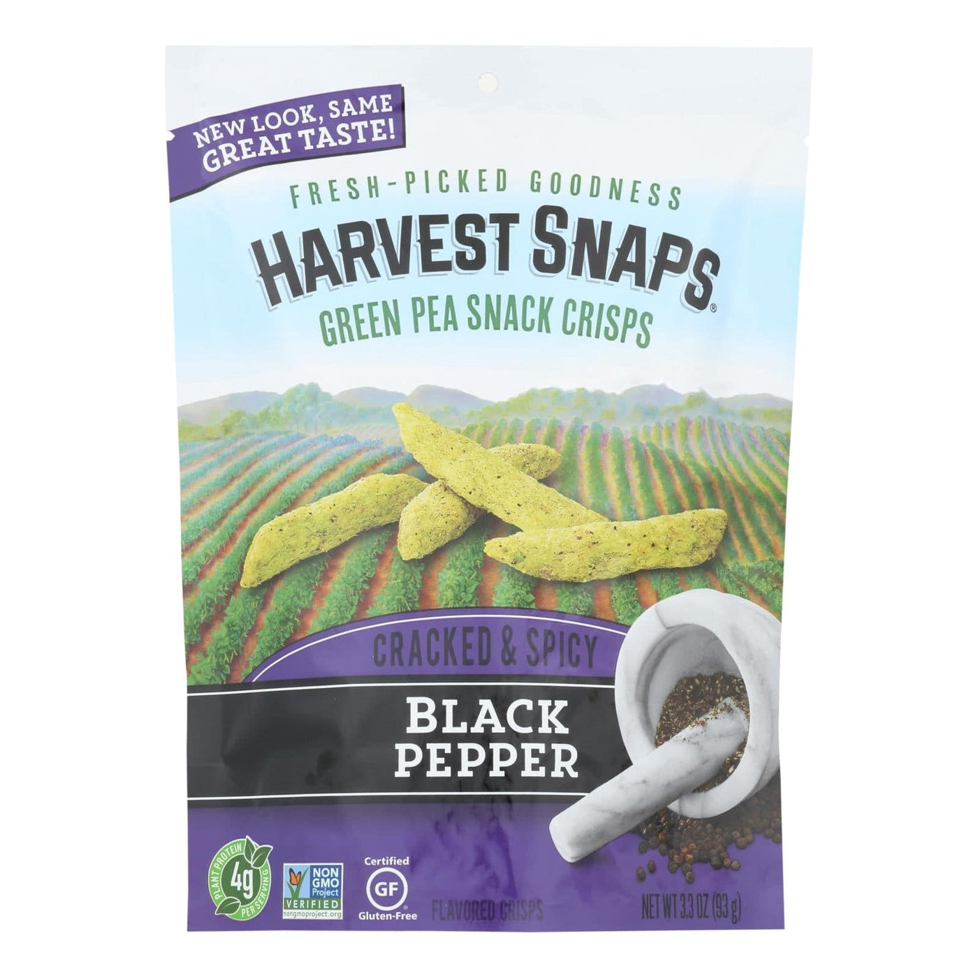 Buy Calbee Snapea Crisp - Snapea Crisps - Black Pepper - Case Of 12 - 3.3 Oz  at OnlyNaturals.us