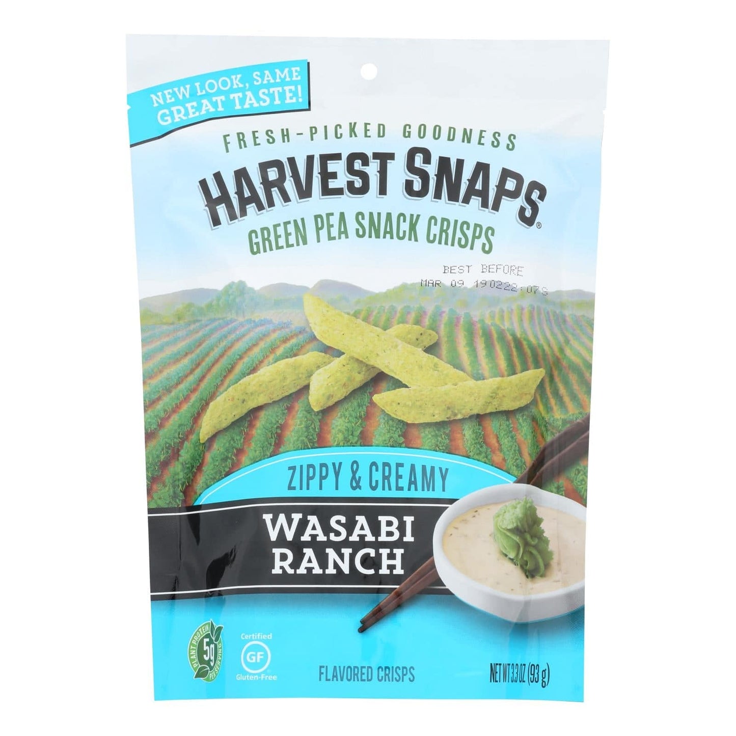 Buy Calbee Snapea Crisp - Snapea Crisps - Wasabi Ranch - Case Of 12 - 3.3 Oz  at OnlyNaturals.us