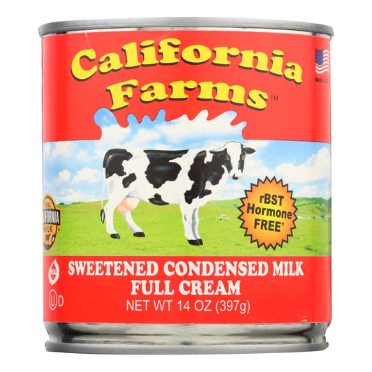 Buy California Farms Sweetened Condensed Milk - Case Of 24 - 14 Fl Oz.  at OnlyNaturals.us