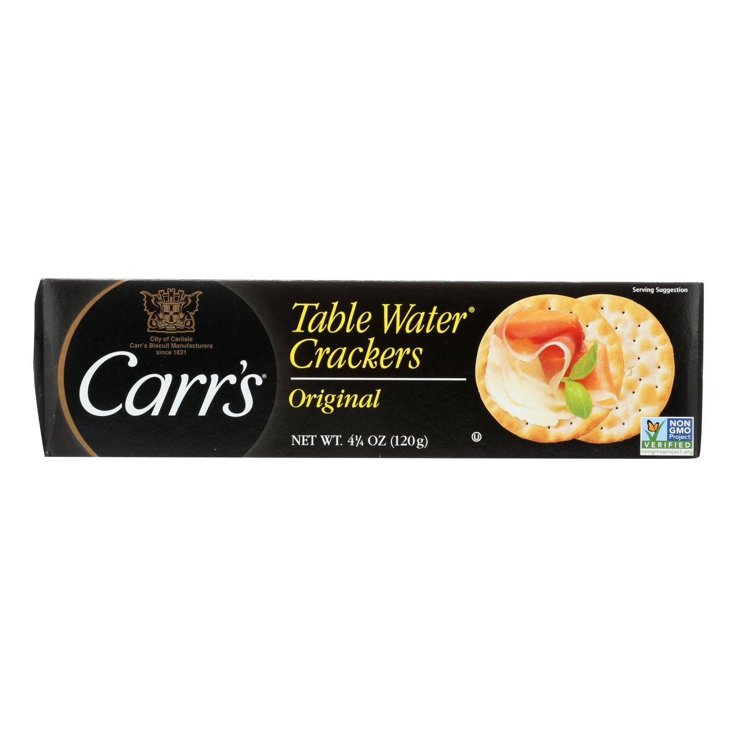 Buy Carr's Bite Size Table Water Cracker - Case Of 12 - 4.25 Oz  at OnlyNaturals.us