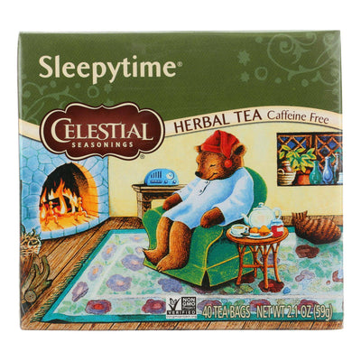 Buy Celestial Seasonings Herbal Tea - Sleepytime - Caffeine Free - Case Of 6 - 40 Bags  at OnlyNaturals.us