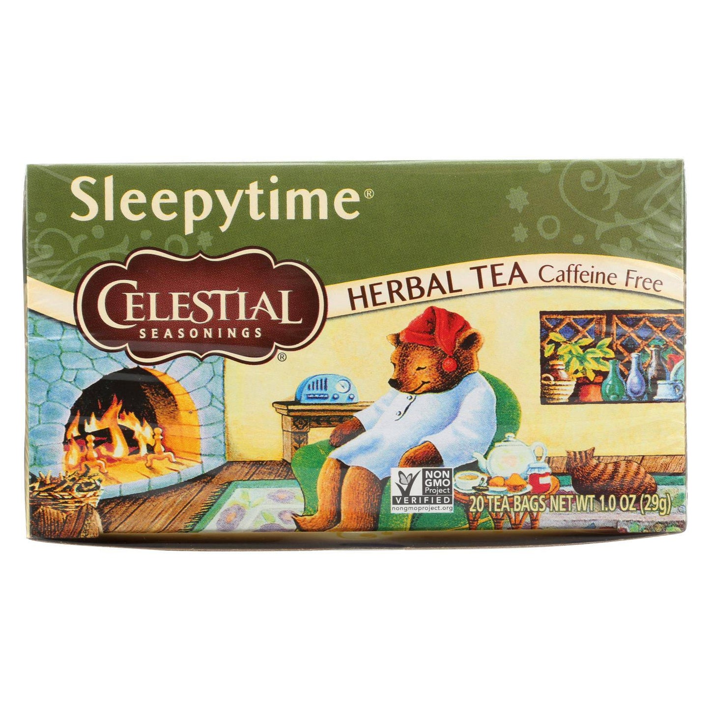 Celestial Seasonings Sleepytime Herbal Tea Caffeine Free - 20 Tea Bags - Case Of 6 | OnlyNaturals.us