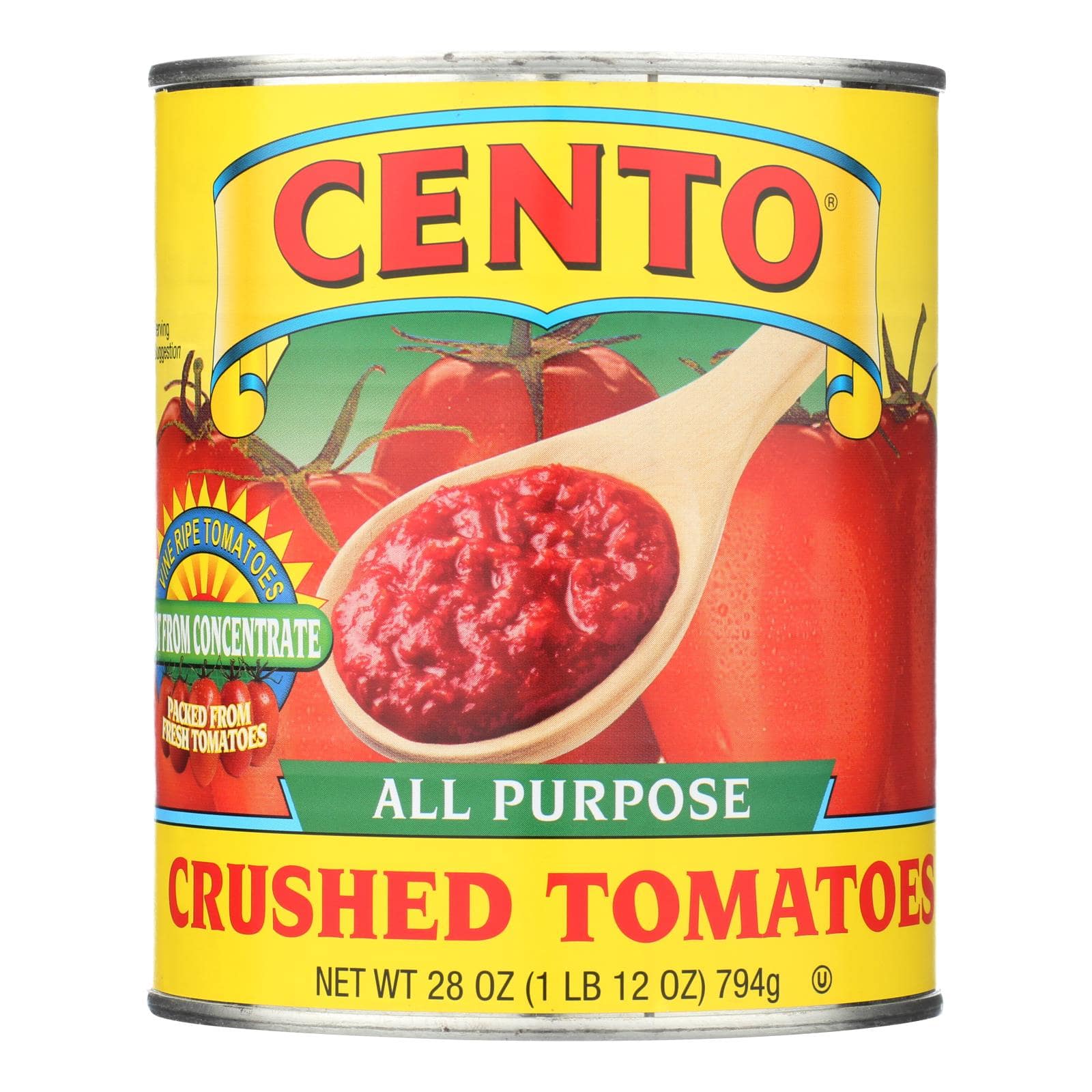 Cento Tomatoes - Crushed - Case Of 12 - 28 Oz | OnlyNaturals.us