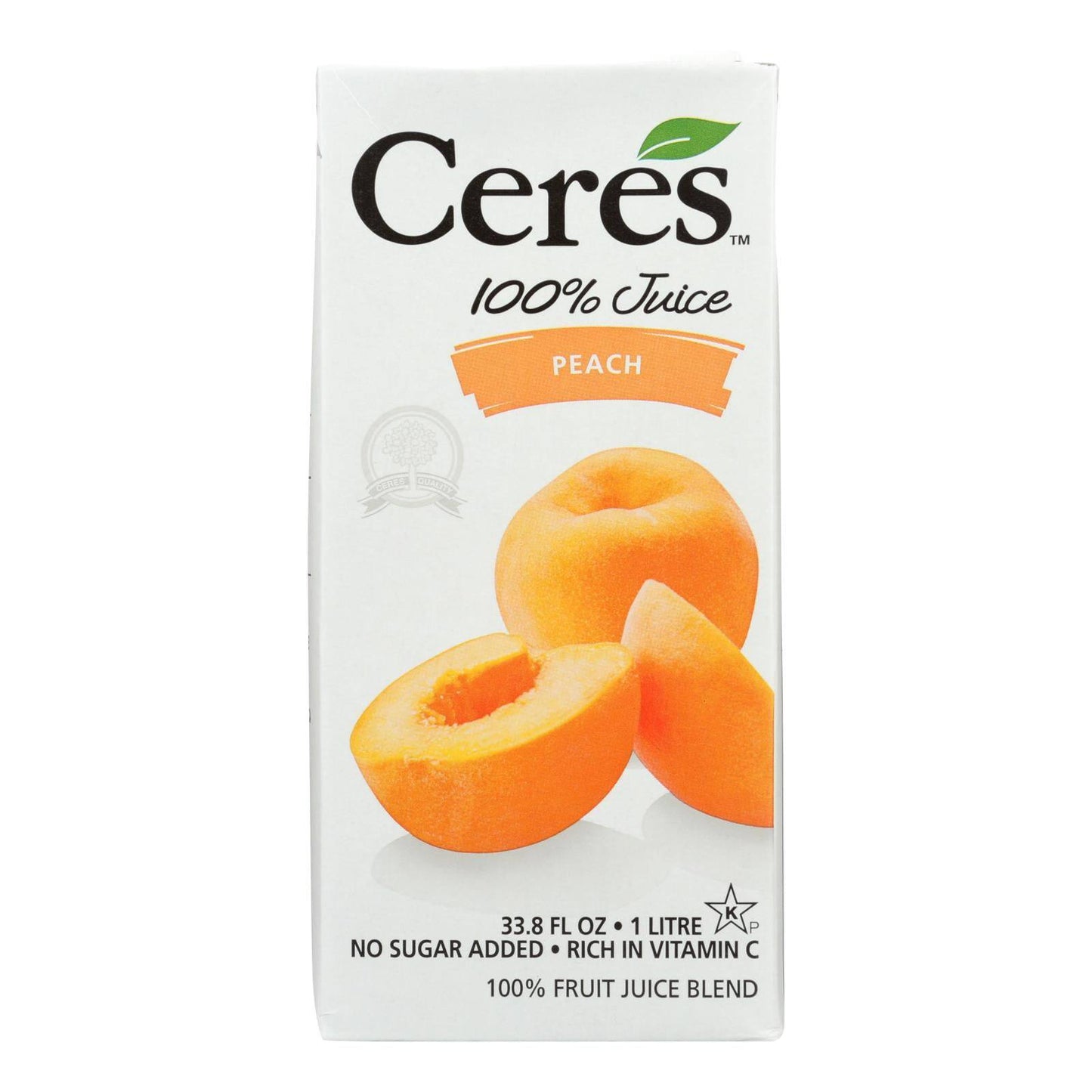 Ceres Juices Juice - Peach - Case Of 12 - 33.8 Fl Oz | OnlyNaturals.us