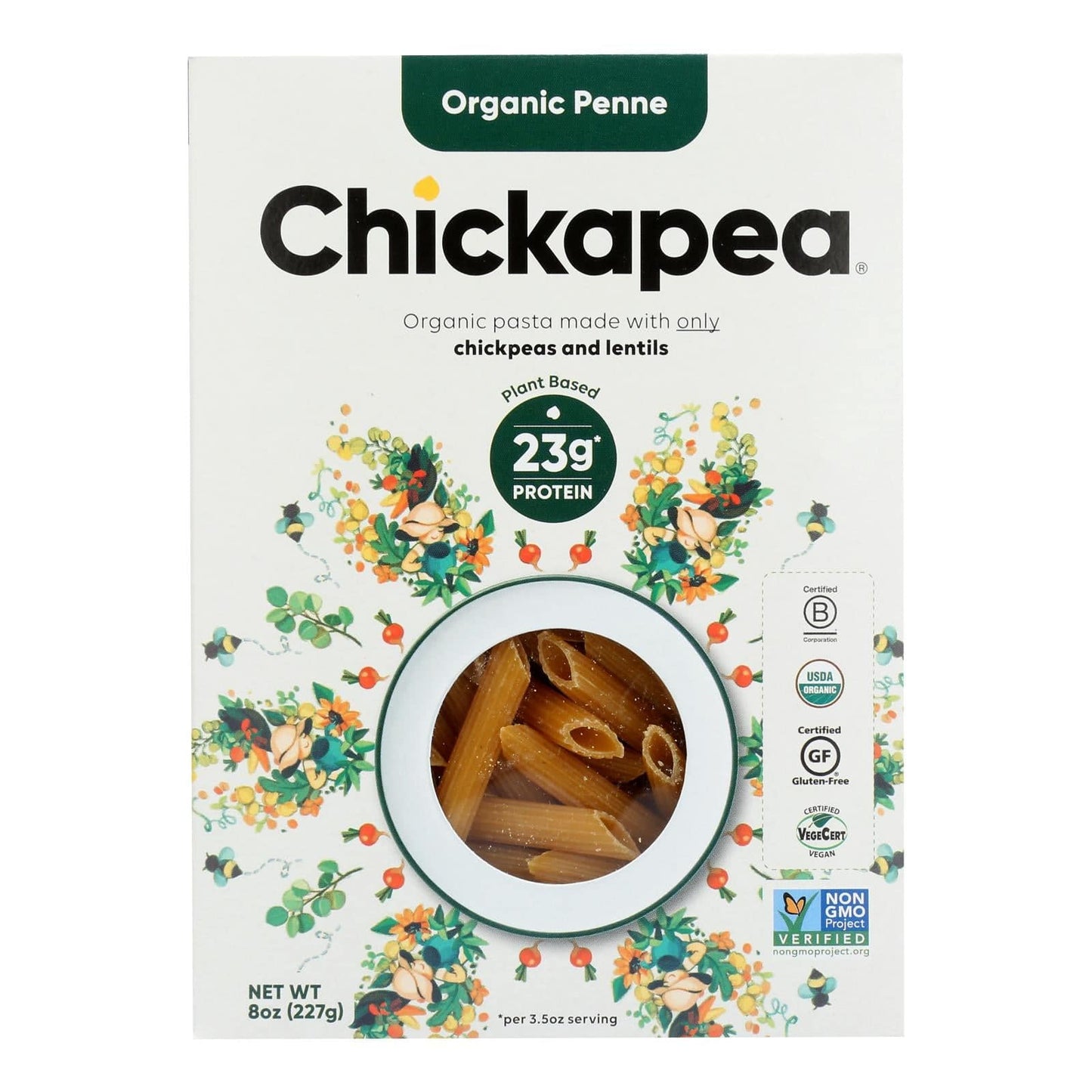Buy Chickapea Pasta - Pasta - Penne - Case Of 6 - 8 Oz.  at OnlyNaturals.us