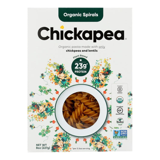 Buy Chickapea Pasta - Pasta - Spirals - Case Of 6 - 8 Oz.  at OnlyNaturals.us