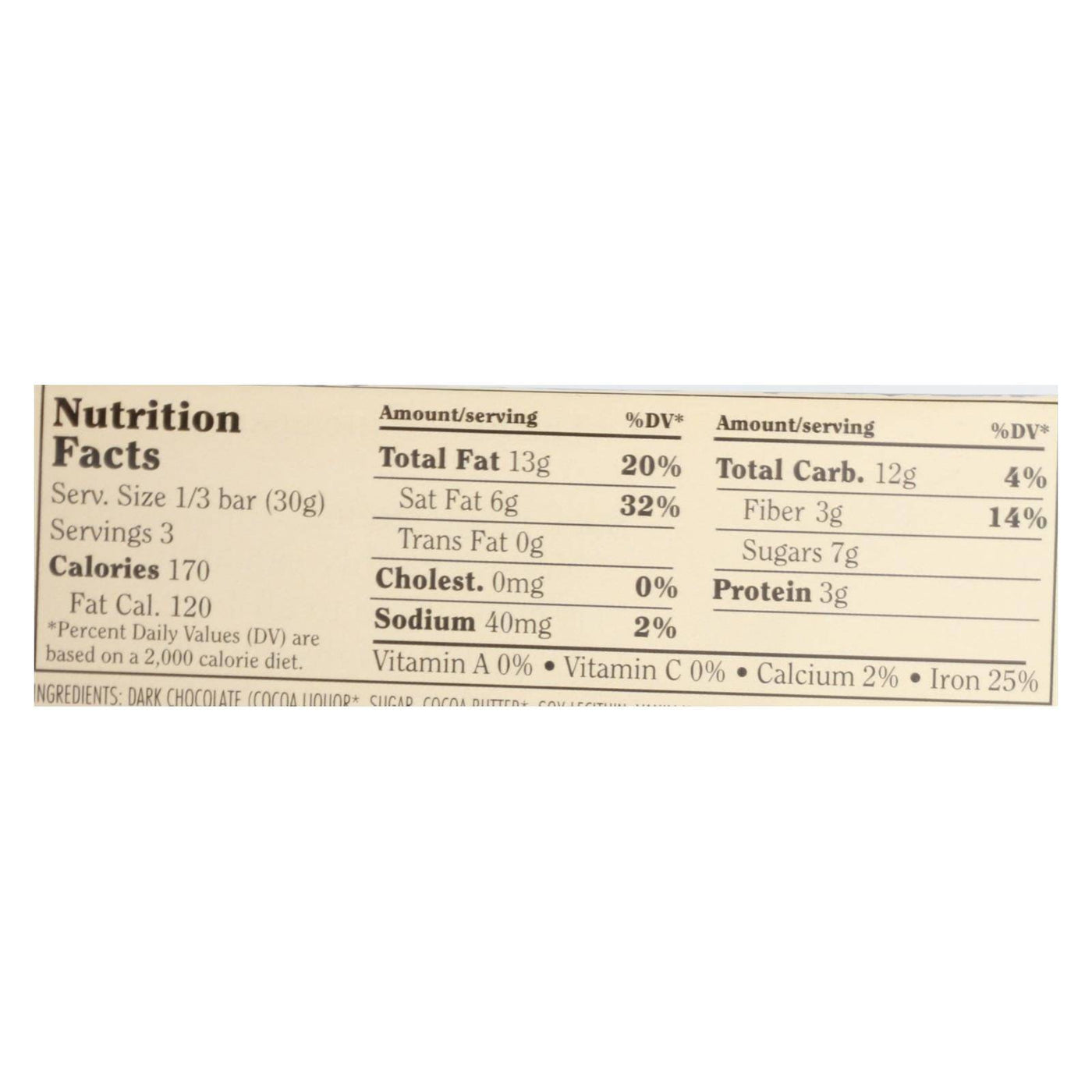 Chocolove Xoxox - Bar - Almond - Sea Salt - 70% Dark Chocolate - Case Of 12 - 3.2 Oz | OnlyNaturals.us