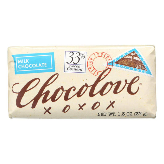 Buy Chocolove Xoxox - Premium Chocolate Bar - Milk Chocolate - Pure - Mini - 1.3 Oz Bars - Case Of 12  at OnlyNaturals.us