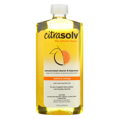 Buy Citrasolv Natural Cleaner And Degreaser Concentrate - Valencia Orange - 16 Oz  at OnlyNaturals.us