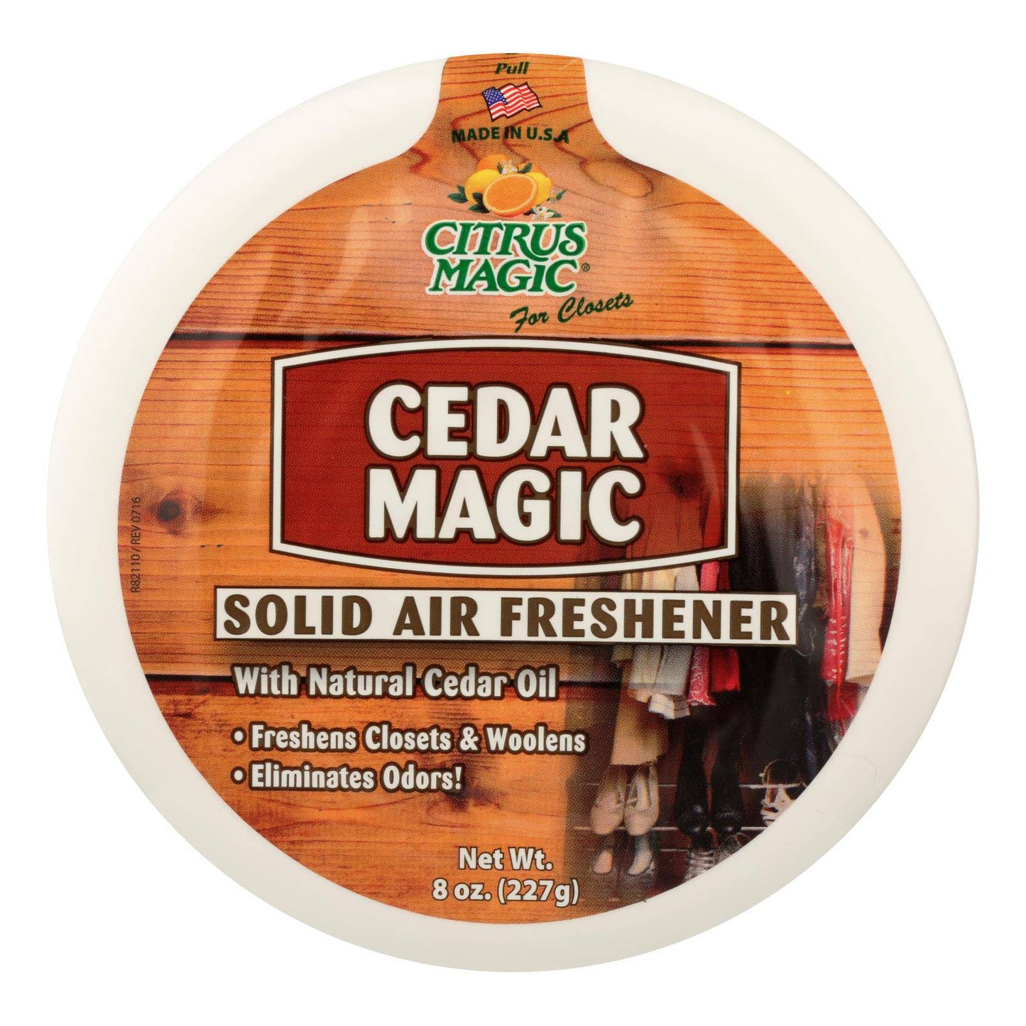 Buy Citrus Magic Cedar Magic Solid Air Freshener - Case Of 6 - 8 Oz  at OnlyNaturals.us