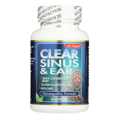 Buy Clear Products Clear Sinus And Ear - 60 Capsules  at OnlyNaturals.us