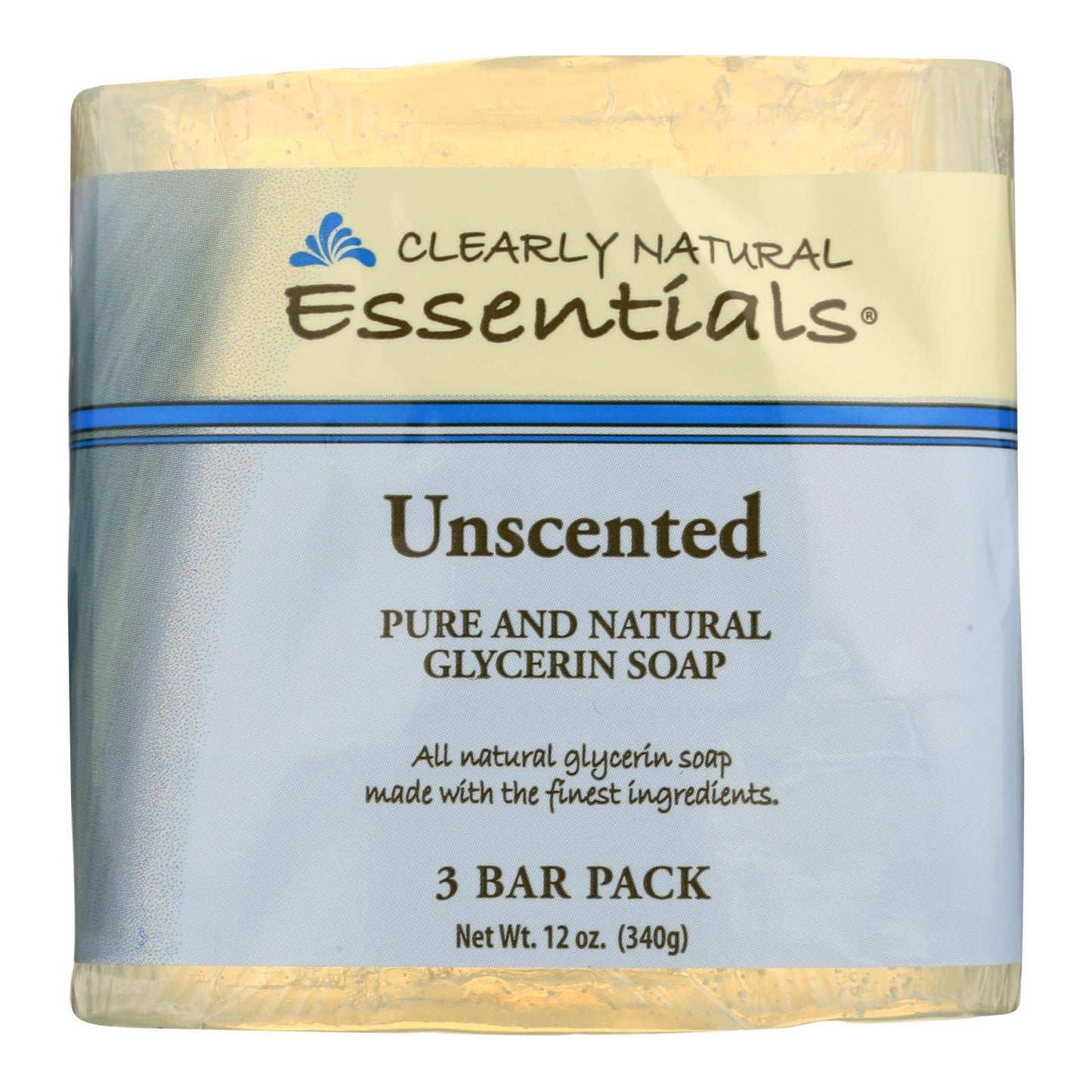 Buy Clearly Natural Bar Soap - Unscented - 3 Pack - 4 Oz  at OnlyNaturals.us