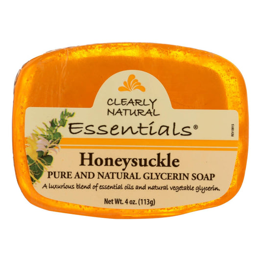 Buy Clearly Natural Glycerine Bar Soap Honeysuckle - 4 Oz  at OnlyNaturals.us