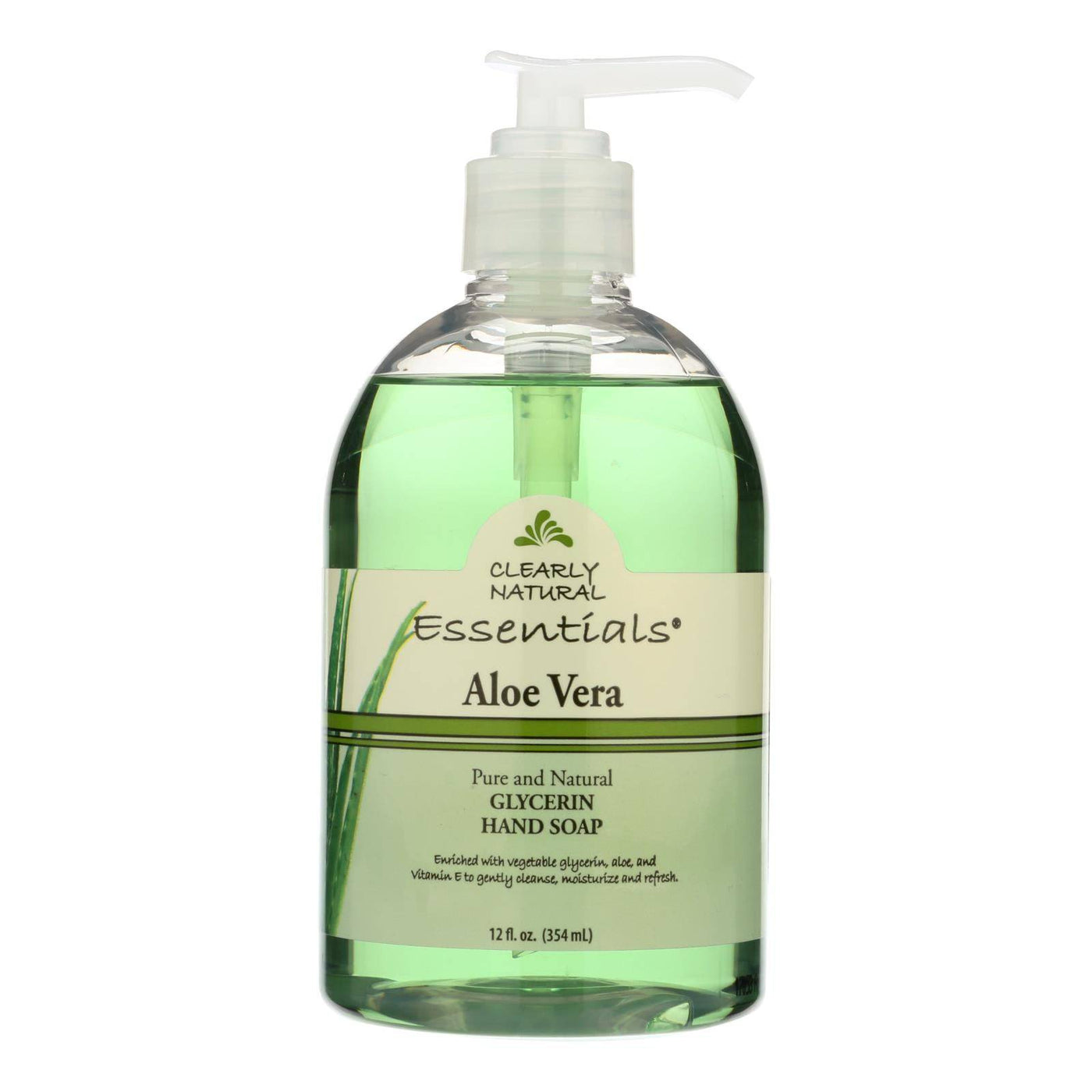 Clearly Natural Pure And Natural Glycerine Hand Soap Aloe Vera - 12 Fl Oz | OnlyNaturals.us