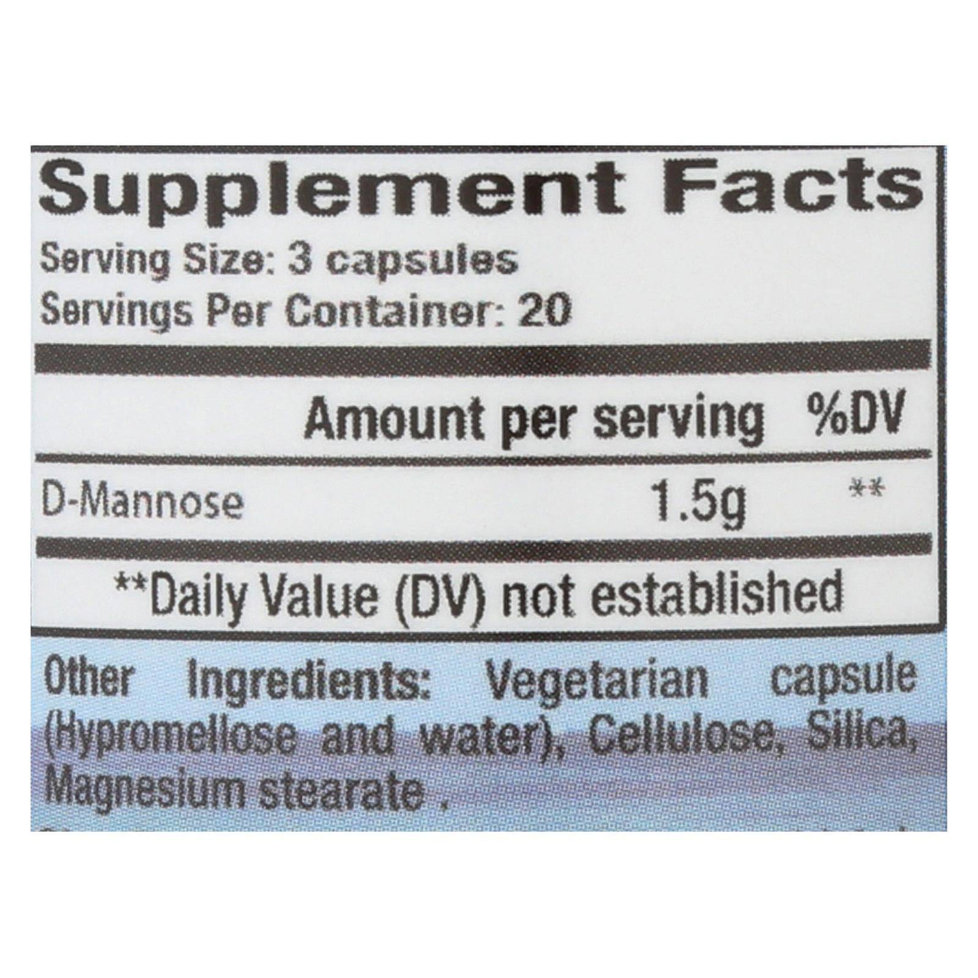 Buy Cleartract D-mannose Formula - 500 Mg - 60 Capsules  at OnlyNaturals.us