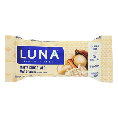 Clif Bar Luna Bar - Organic White Chocolate Macadamia Nut - Case Of 15 - 1.69 Oz | OnlyNaturals.us