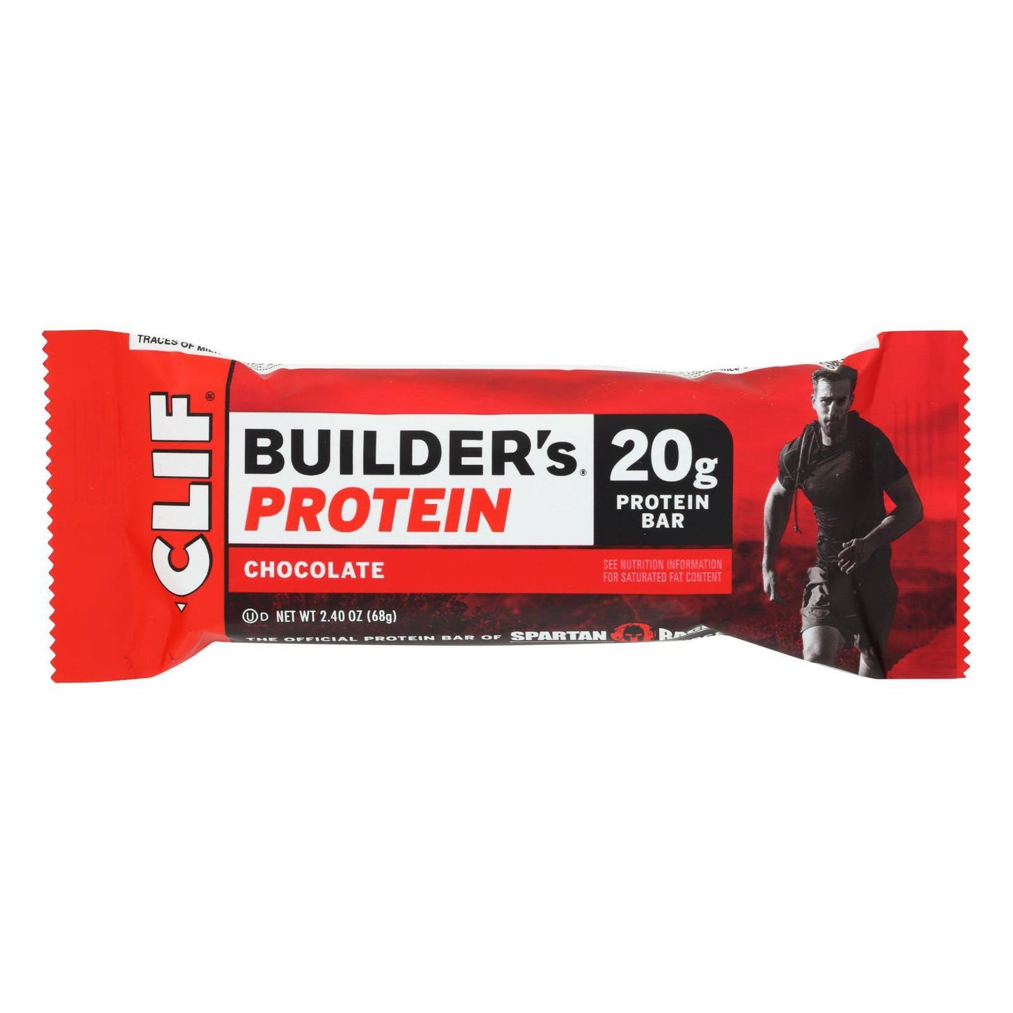 Clif Bar Builder Bar - Chocolate - Case Of 12 - 2.4 Oz | OnlyNaturals.us