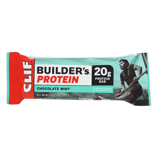 Buy Clif Bar Builder Bar - Chocolate Mint - Case Of 12 - 2.4 Oz  at OnlyNaturals.us