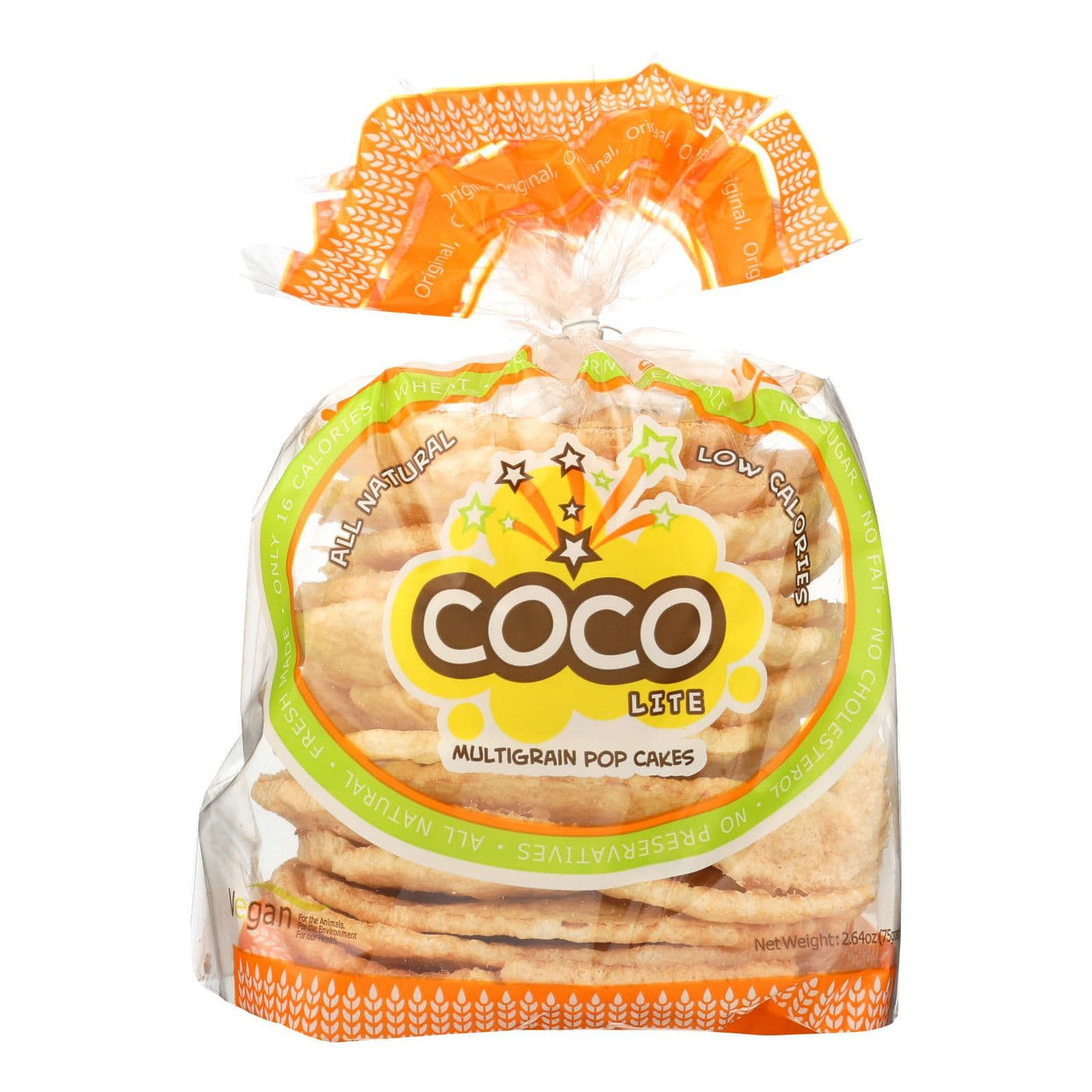 Buy Coco Lite Multigrain Pop Cakes Pop Cakes - Original - Case Of 12 - 2.64 Oz  at OnlyNaturals.us