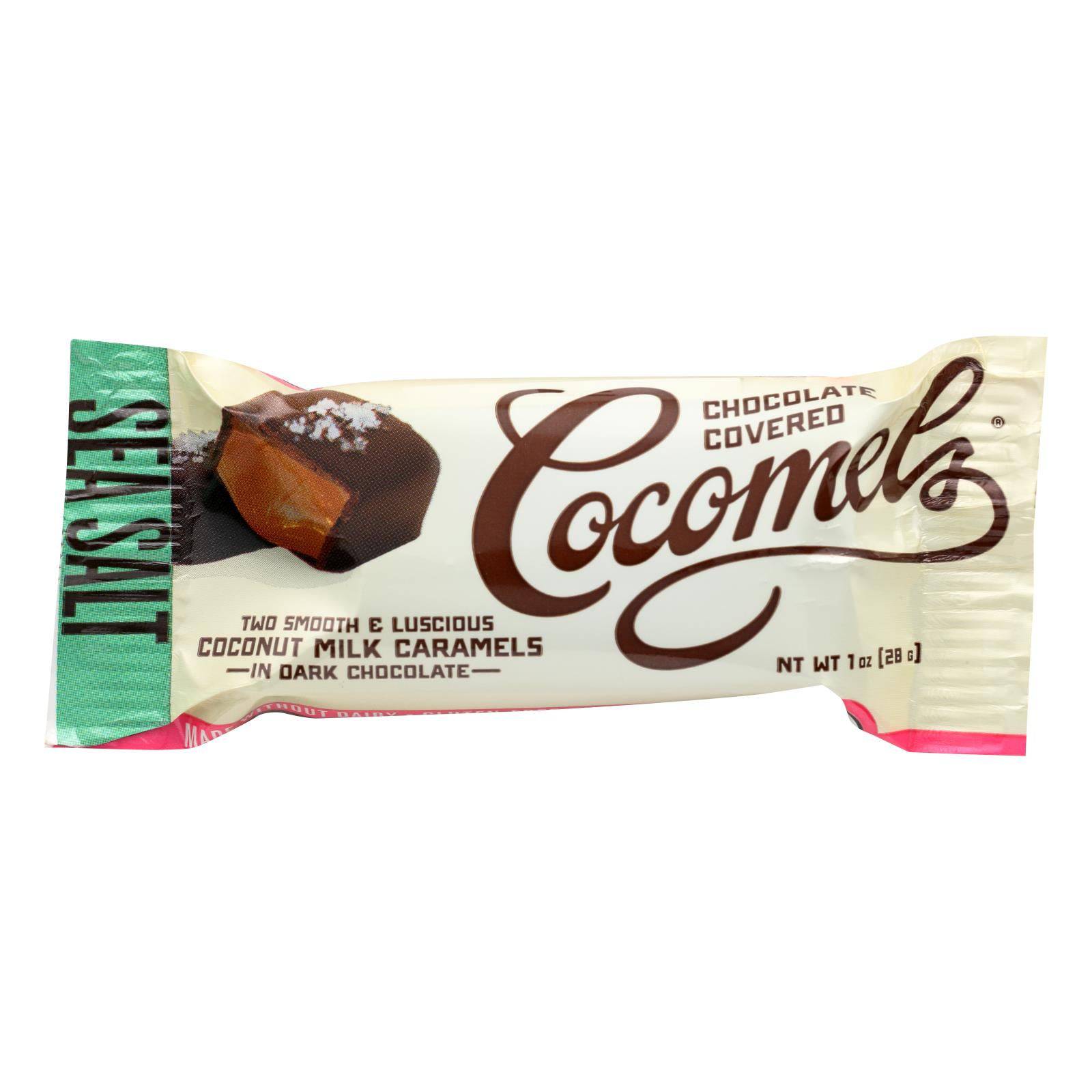 Cocomel - Dark Chocolate Covered Cocomel -s - Sea Salt - Case Of 15 - 1 Oz. | OnlyNaturals.us