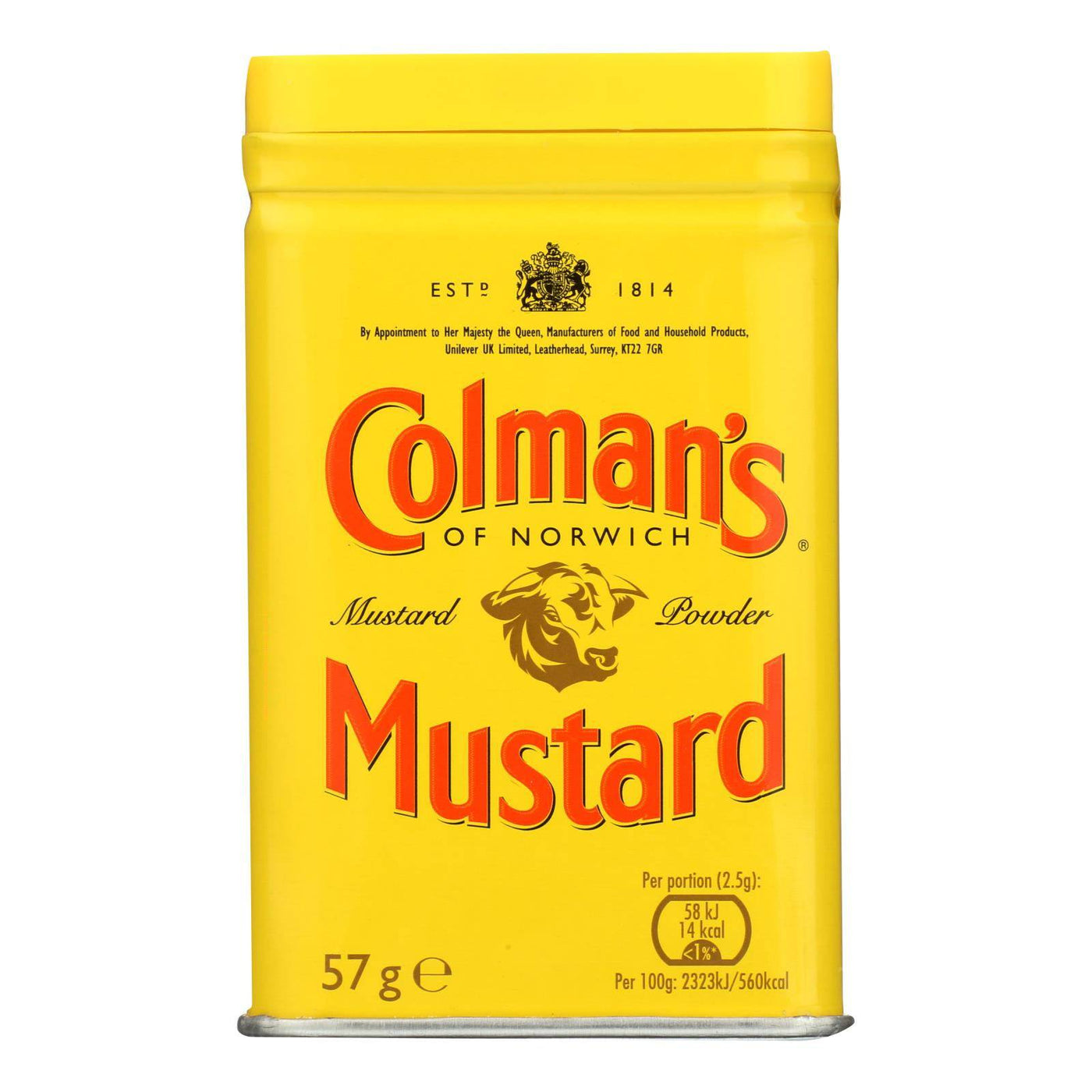 Colmans Dry Mustard Powder - 2 Oz - Case Of 12 | OnlyNaturals.us