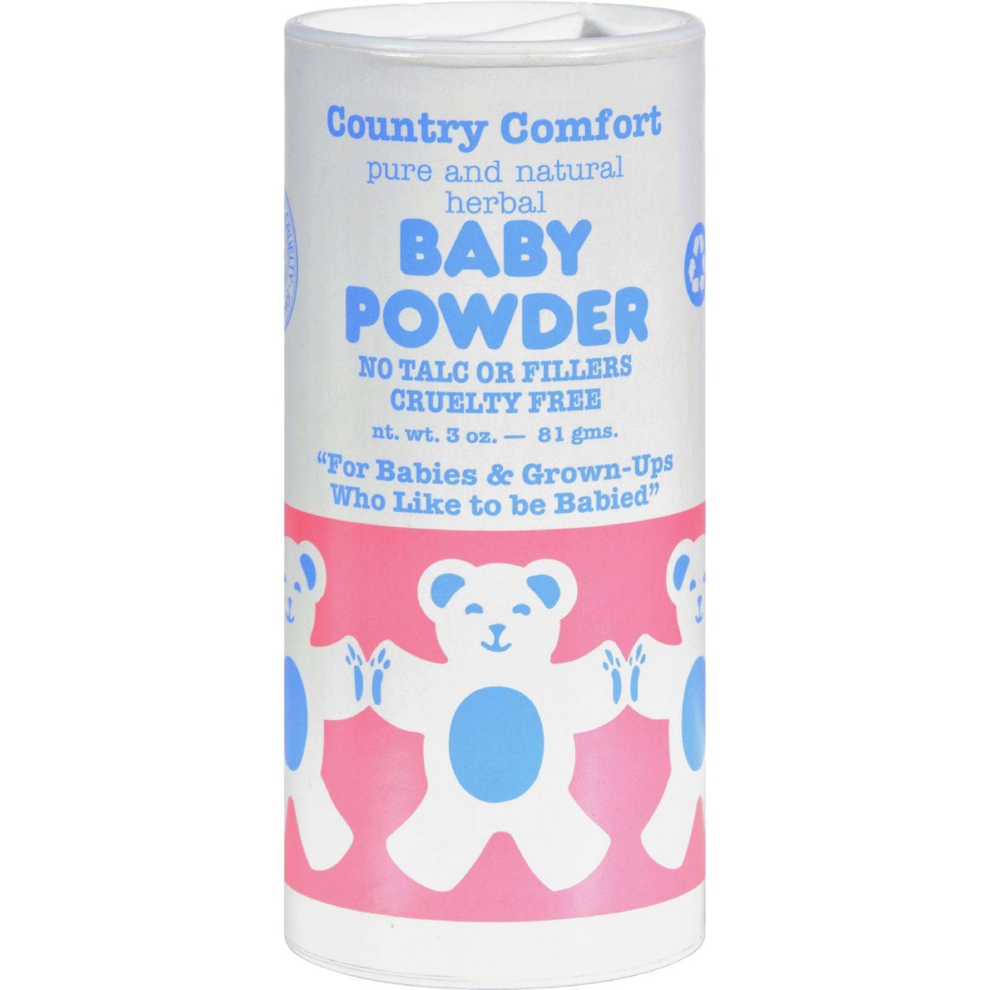 Country Comfort Baby Powder - 3 Oz | OnlyNaturals.us