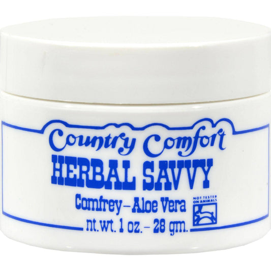 Country Comfort Herbal Savvy Comfrey Aloe Vera - 1 Oz | OnlyNaturals.us