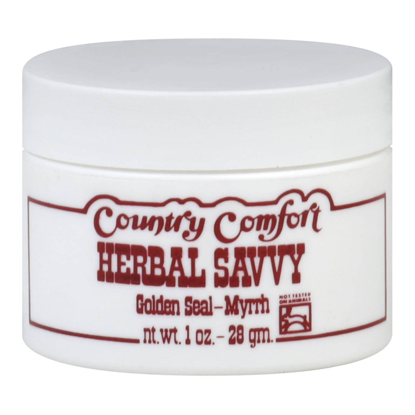Country Comfort Herbal Savvy Golden Seal-myrrh - 1 Oz | OnlyNaturals.us