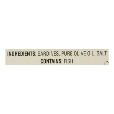 Buy Crown Prince Skinless And Boneless Sardines In Pure Olive Oil - Case Of 12 - 3.75 Oz.  at OnlyNaturals.us