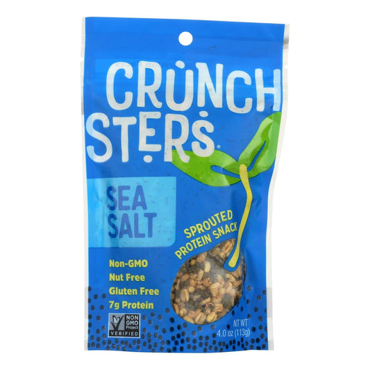 Crunchsters - Sprouted Protein Snack - Sea Salt - Case Of 6 - 4 Oz. | OnlyNaturals.us