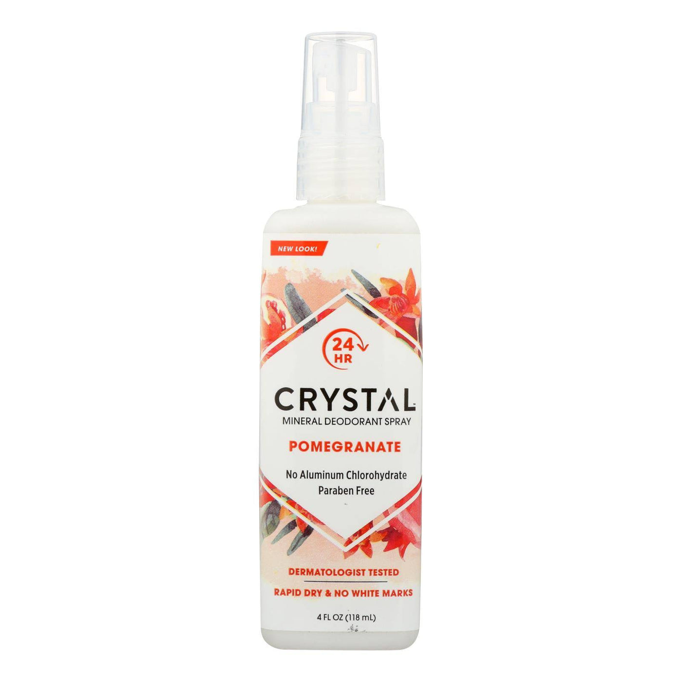 Buy Crystal Essence Mineral Deodorant Body Spray Pomegranate - 4 Fl Oz  at OnlyNaturals.us
