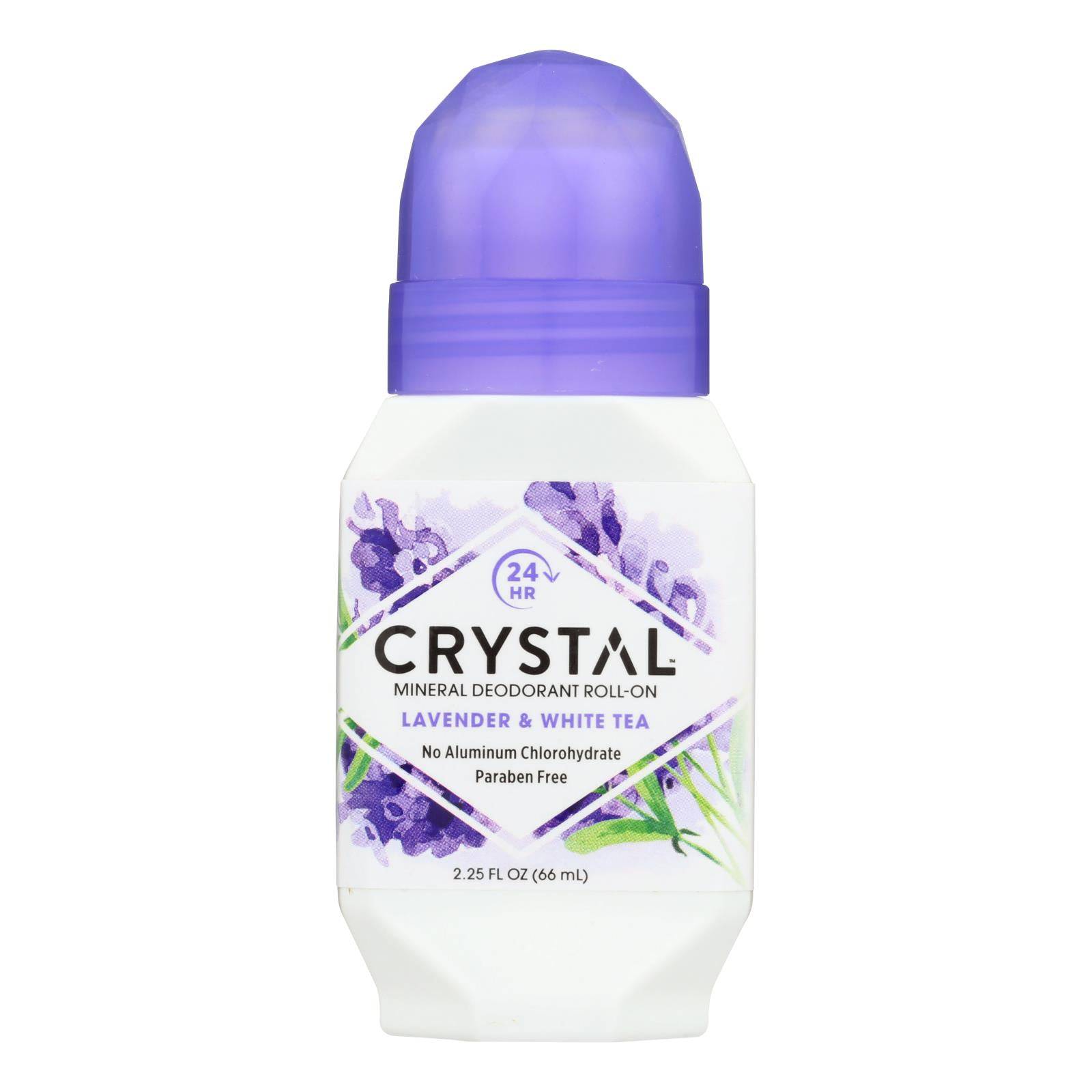 Buy Crystal Essence Roll On Deodorant Lavender And White Tea - 2.25 Fl Oz  at OnlyNaturals.us