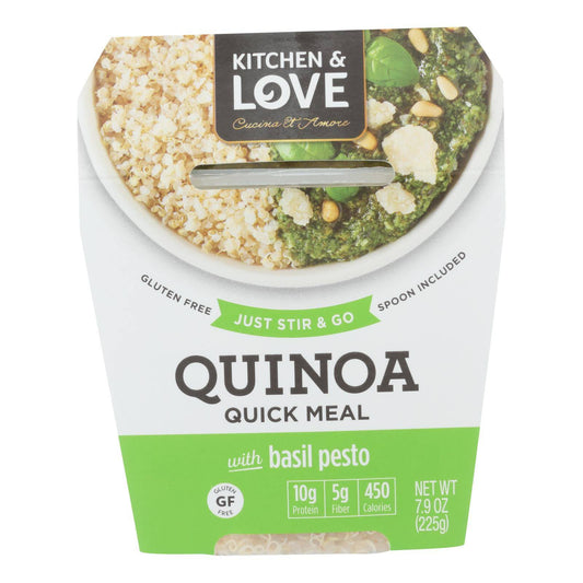 Cucina And Amore - Quinoa Meals - Basil Pesto - Case Of 6 - 7.9 Oz. | OnlyNaturals.us