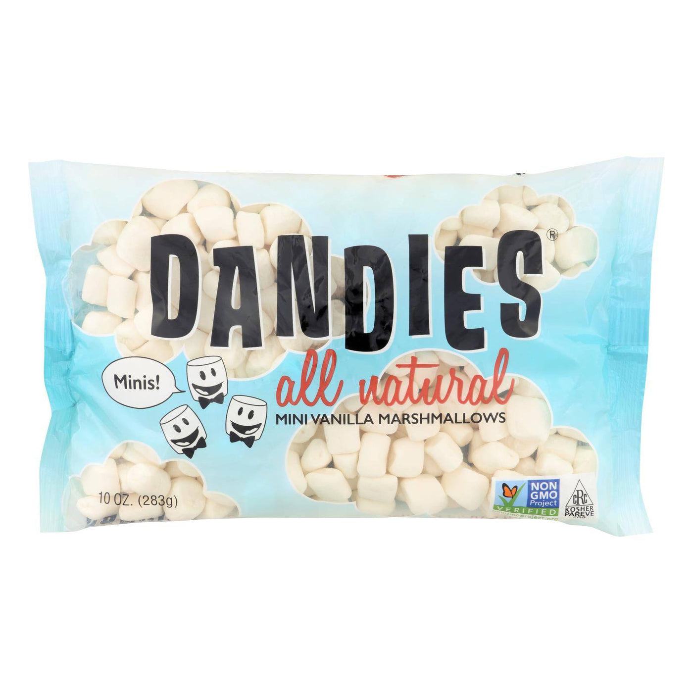 Buy Dandies - Air Puffed Mini Marshmallows - Classic Vanilla - Case Of 12 - 10 Oz.  at OnlyNaturals.us